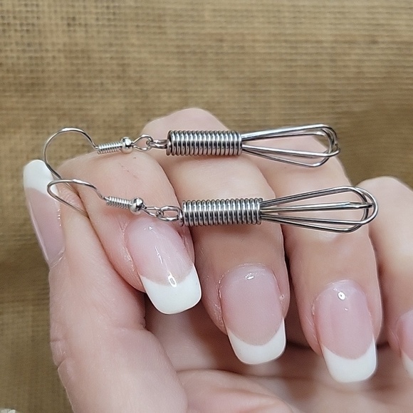 Jewelry - Miniature Whisk Drop Earrings
